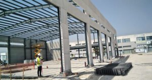 Estructura industrial con prefabricados de hormigon